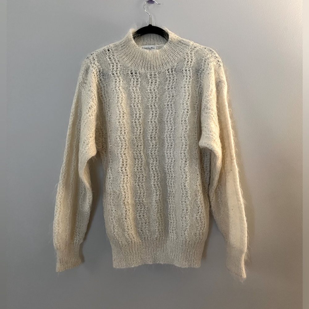 CHRISTIAN DIOR Vintage Kidmohair Sweater